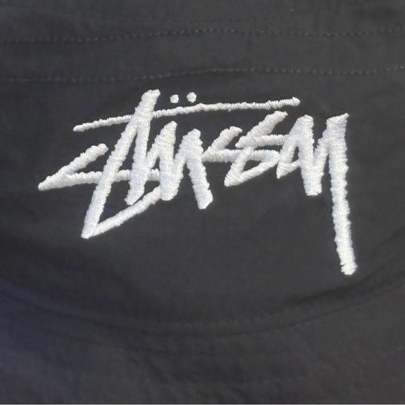 NWT~Stussy x Nike Black Embroidery Bucket Hat Size S/M-Unisex - Picture 2 of 7